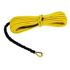 Extreme Max 5600.3200 "The Devil's Hair" Synthetic ATV / UTV Winch Rope - Yellow