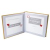 Happy Homewares Lovely Golden 50th Wedding Anniversary Photo Album with