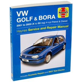 VW Golf & Bora 4-cyl Petrol & Diesel (01 - 03) Haynes Repair Manual (Paperback)