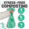 MyEcoWorld® Compostable Kitchen Waste Bags - 48 Count - 100%