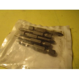 Rock River #1Phillips 1/4"Hex 1-15/16"OAL Extra Hard Power Bit QTY 5