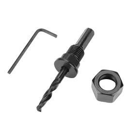 FTVOGUE Drill Bit Hole Saw Set 32/38/44/54mm High Carbon Steel Hole Saw Drill Bit Cutter Tool for Woodworking