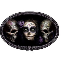 HOT STUFF MERCHANDISE Day of The Dead Anne Stokes Large AUTO Sticker