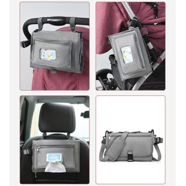 Baby Changing Mat, Portable Changing Mat, Removable Waterproof Foldable Travel Changing Mat with Storage Bags, Shower Gifts (Size:55x78cm)