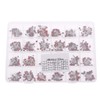 TopHomer Ceramic Capacitor Assortment Kit, 960 Pieces, 24 Values, 2pF-0.1UF,