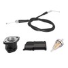 Carburetor Carb & Throttle Cable w/Intake Manifold for Yamaha Warrior