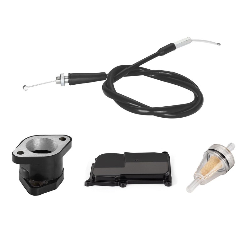 Carburetor Carb & Throttle Cable w/Intake Manifold for Yamaha Warrior