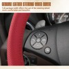 HEVLE Leather Steering Wheel Cover Lace Up, Car Wheel Cover,