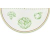 Cornucopia Ceramic Portion Control Plates (Set of 2); Microwave-Safe
