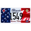 OPO 10 - USA car LICENSE PLATE - replica metal:
