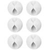 U-horizon 6 Pack Cable Tidy Clips, White