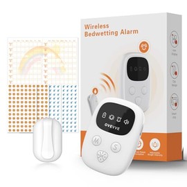 2026 New Wireless Bedwetting Alarm, Bed Wetting Alarm for Boys and Girls, Compact & Comfortable Wireless Sensor, 7 Melodies 3 Modes, Bed Wetting Solutions for Kids, Includes Progress Card White4