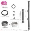 2-Pack Flexible Sink Drain Pipes with P-Trap - With Compatibility