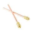 BesNPT Brass and Copper 1/4" SAE x 1/4" OD x