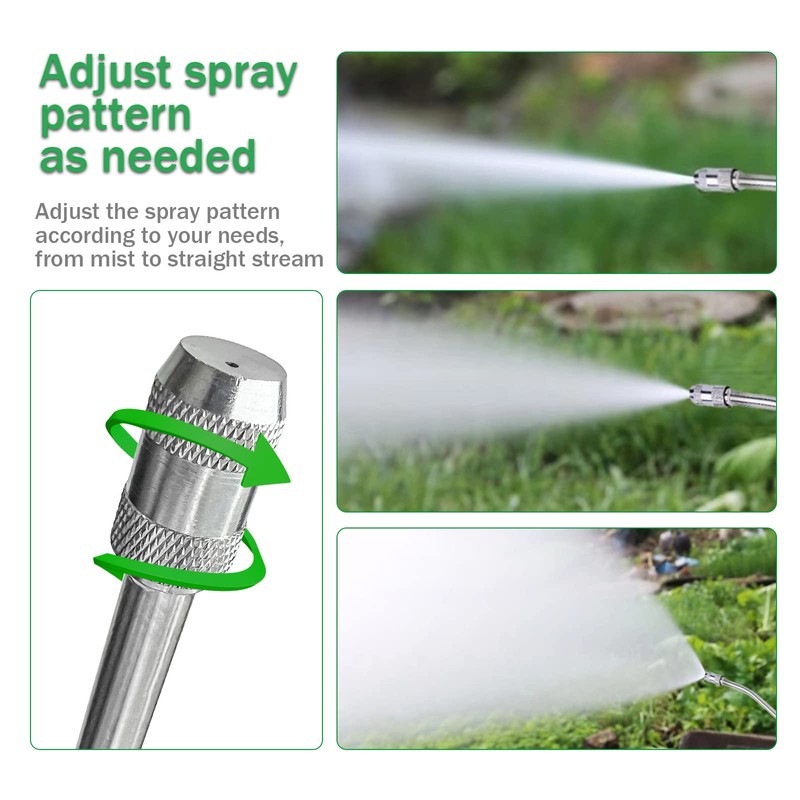 VANPET Replacement Sprayer Wand for Ryobi, Stainless Steel Sprayer Wand