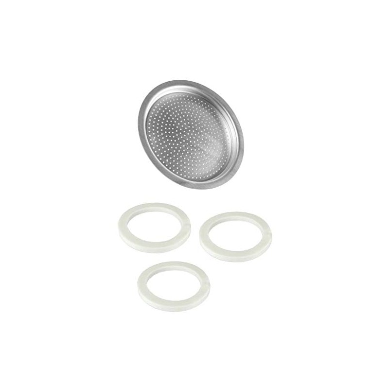 Univen 2.5" (64mm) Espresso Filter and Gasket Seals Compatible with