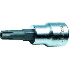 Koken 3/8 (9.5 mm) SQ. Anti-bulking Torx Bit Socket, Total Length 2.0 inches (50 mm), T10H 3025.50-T10H