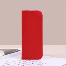 YYaaloa 6 Pack Soft Leather Glasses Sunglasses Cases 7x3 Inch PU Leather Travel Glasses Pouch for Women Men Kids (6 different Dark color)