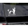 Got Drool? NickerStickers® Saint Bernard Dog Vinyl Window Decal Sticker