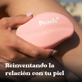 Peach Borrador de Vello, reutilizable. Depilación sin dolor con tecnología nano cristalina de última generación para hombres y mujeres, exfoliante suave para brazos, nudillos, piernas, abdomen, pecho y espalda.