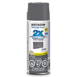 Rust-Oleum Painter's Touch Ultra Cover 2X in Charcoal Grey, 340g 12oz.