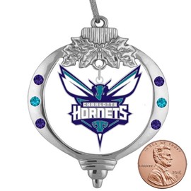 Charlotte Hornets Logo Christmas Ornament