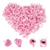 Anillos De Pegamento Para Extensin De Pestaas,100 Anillos Rosa