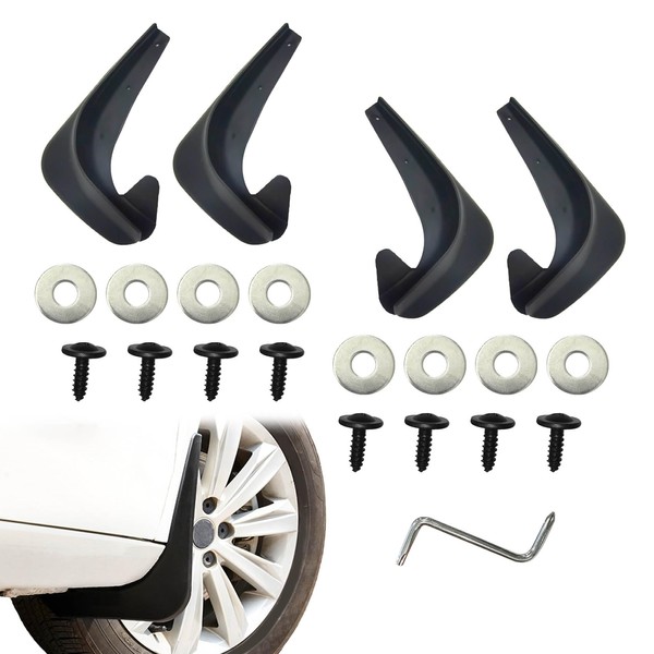 4PCS Car Mud Flaps, Mud Guard, Fender Guard, Splash Guard,