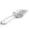 Extremely robust Folding Shovel Scooper () made from rustproof stainless