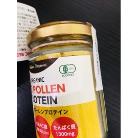 Organic Bee Pollen Protein, 2.1 oz (60 g), Unheated "Organic Protein Powder" Protein, 1,320 mg, Soy Free (Soy Free), Organic Bee Pollen Protein