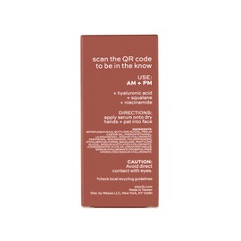 ITK Hyaluronic Acid Serum with Niacinamide & Squalane - Hydration & Plumping Anti-Aging Serum For Face - Deep Moisture Hydrating Face Serum For Sensitive + Dry Skin - Vegan + Cruelty Free, 1 Fl Oz