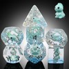 Dinosaur D&D Dice Set 7PCS Polyhedral Dice for Dungeons and