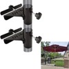 Heavy Duty Metal Patio Umbrella Holder Clamp - Adjustable Outdoor