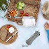 Ortodayes 4 Piece Portable Flatware Service for 1 Person, Hiking