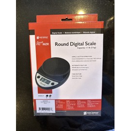 Kitchen San Jamar SCDGP11M Professional Round Digital Food / Kitchen Scale, 11 LB ~ New