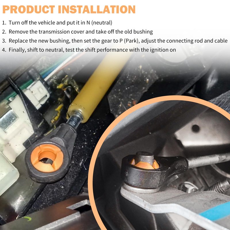 2PCS Transmission Shift Cable Bushing Repair Kit OEM#134193,Shifter Bushing Kit