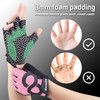 Reinalin Cycling Gloves, Half Finger Men Women Gel Shock Absorption