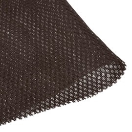 sourcing map Dark Coffee Speaker Mesh Grill Cloth (not Cane Webbing) Stereo Box Fabric Dustproof Cloth 100cm x 140cm 39" x 55"