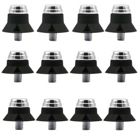 Football Shoe Replacement Parts,WizeFolk 12 Pcs Rugby Boot Metal-Tipped Studs,Cleats for Training,Running Gripper Spikes Nylon 13 mm 16 mm