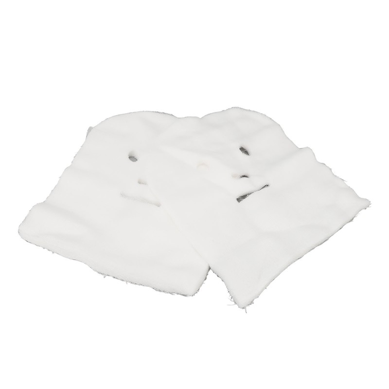 100pcs Gauze Facial Mask Soft DIY Disposable Pre Cut White