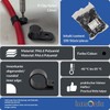 Lumonic Cable Clip Set 100x P-Clip I Perfect for Cables