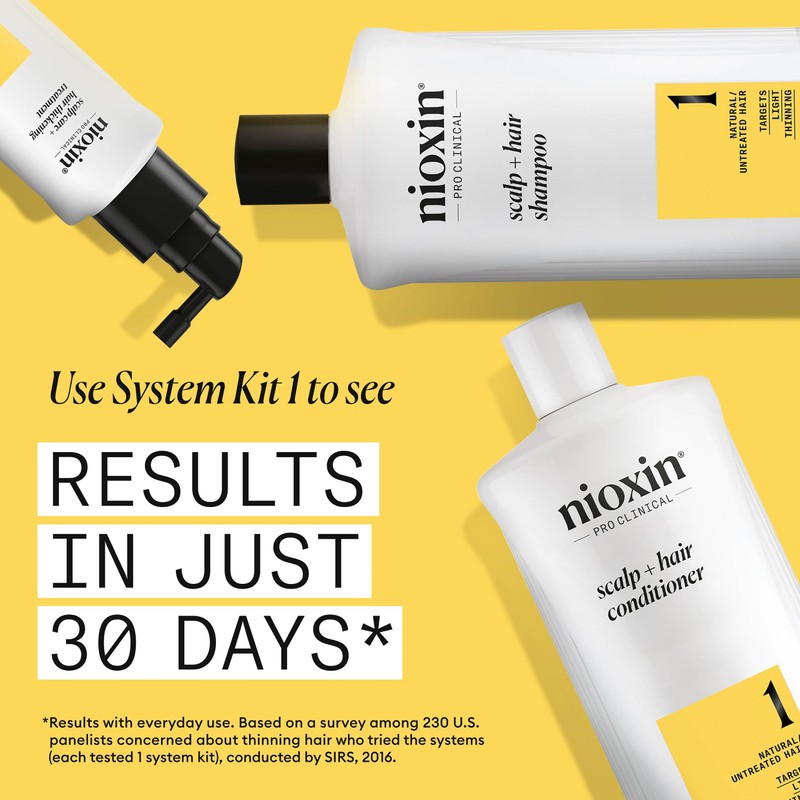 Nioxin Scalp + Hair Thickening System 1 Shampoo| For Natural