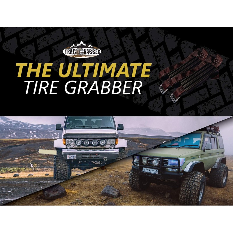 TRACGRABBER Tire Traction Device for Oversized Tires on Trucks/SUVs, Set
