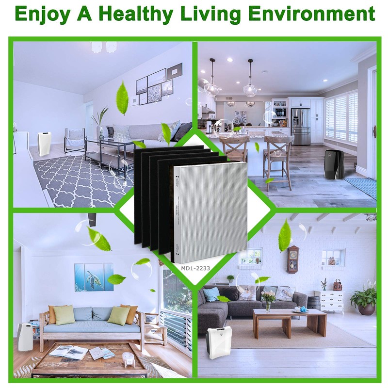 Flintar Replacement Filter Combo Pack, Compatible with Vornado Air Purifier,