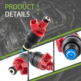 Fuel Injectors Fits for Ford Aerostar 1996,Explorer 1993-1996, Ranger 1993-1996,for Mazda Navajo 1993-1994, B4000 1994-1996 4.0L V6 Replace FJ693, F37Z9F593A, ZZM213250, ZZM218741 6PCS