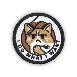 Winks For Days Adult Merit Badge Embroidered Iron-On Patch (I Do What I Want)
