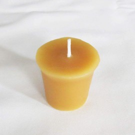 Beeswax Votive Candles Set of 15/100% Natural Handcrafted in the USA/Full 2 oz Wax Votives/Wedding/Event/Party/Holiday Candle