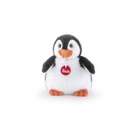 Trudi Plush Pino the Penguin – Soft and Cuddly Stuffed Animal, Fire Retardant Polyester, Machine Washable, for Kids & Adults – 15x19x15 cm, Made in Italy