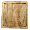 Mango Wood Tray Mango Wood Plate Decorative Brown Light Brown
