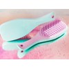 Tangle Teezer Wet Detangler Mini Hair Brush, Wisteria Leaf, 1